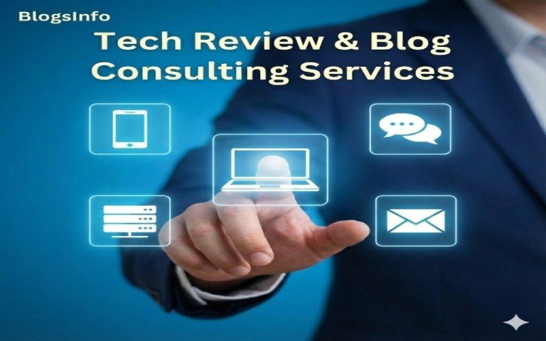 Tech review and blog consulting services