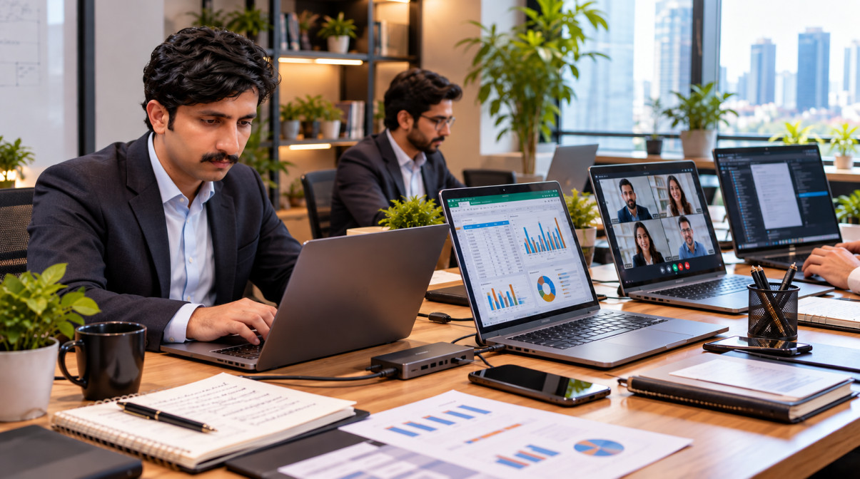 Business laptops used for enterprise productivity and professional workloads in 2026
